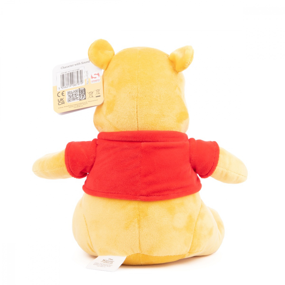 Disney - Plus cu sunete, Winnie The Pooh, Winnie, 28 cm varsta 1-2 ani ,2-3 ani ,3-5 ani ,5-7 ani ,7-9 ani ,9-12 ani ,12-14 ani, Unisex [4]