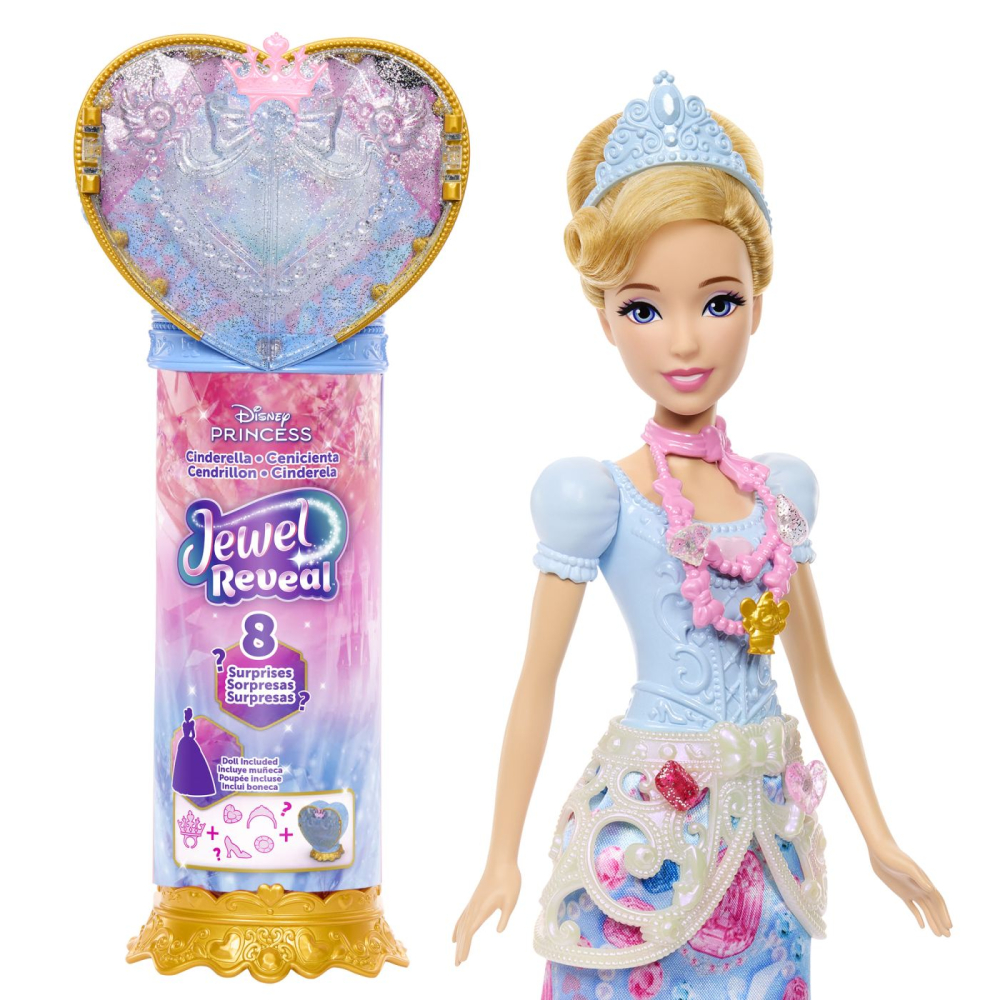 Disney princess jewel reveal papusa cenusareasa copii varsta 3 ani - 7 ani [11]