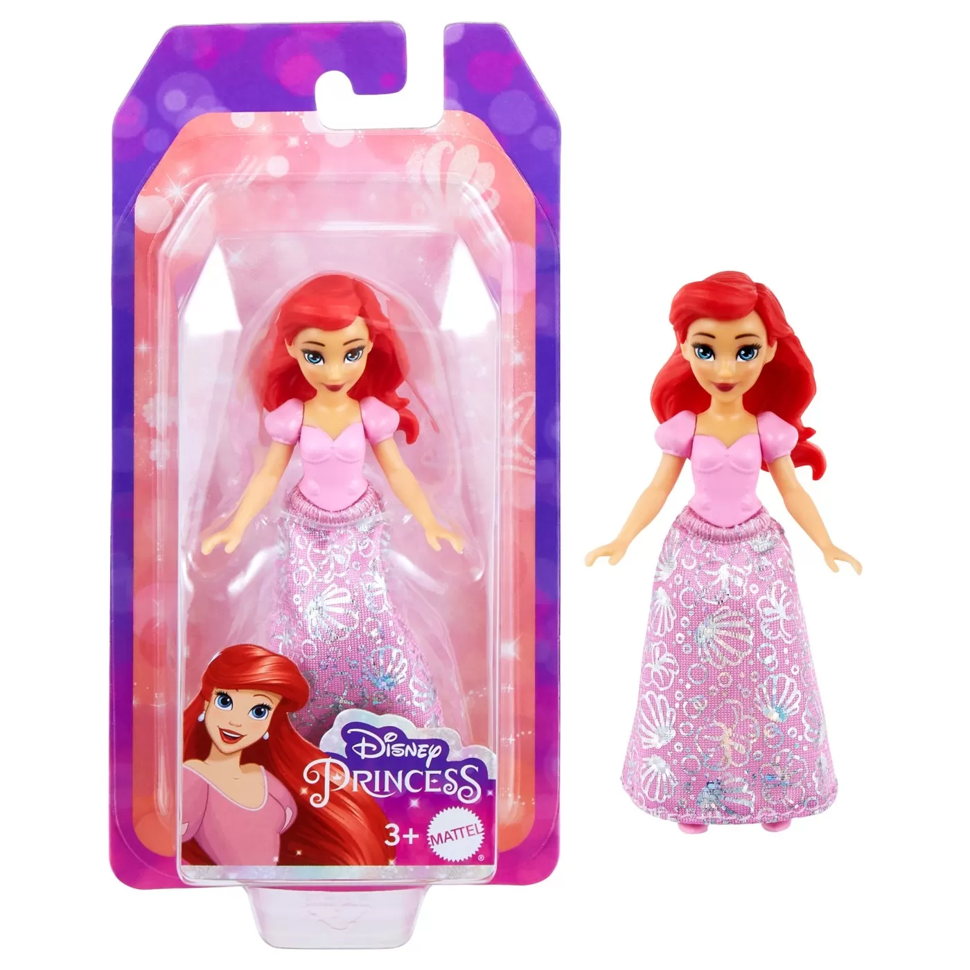 Disney princess mini papusa ariel 9cm, varsta de la 3 ani la 12 ani [8]
