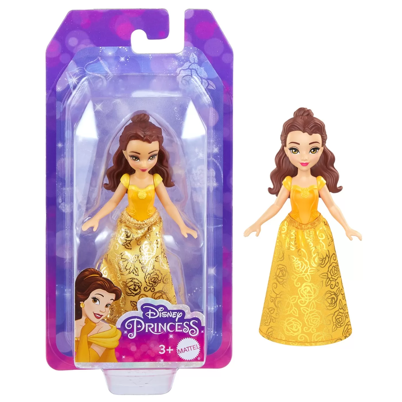 Disney princess mini papusa belle 9cm, varsta de la 3 ani la 12 ani [8]