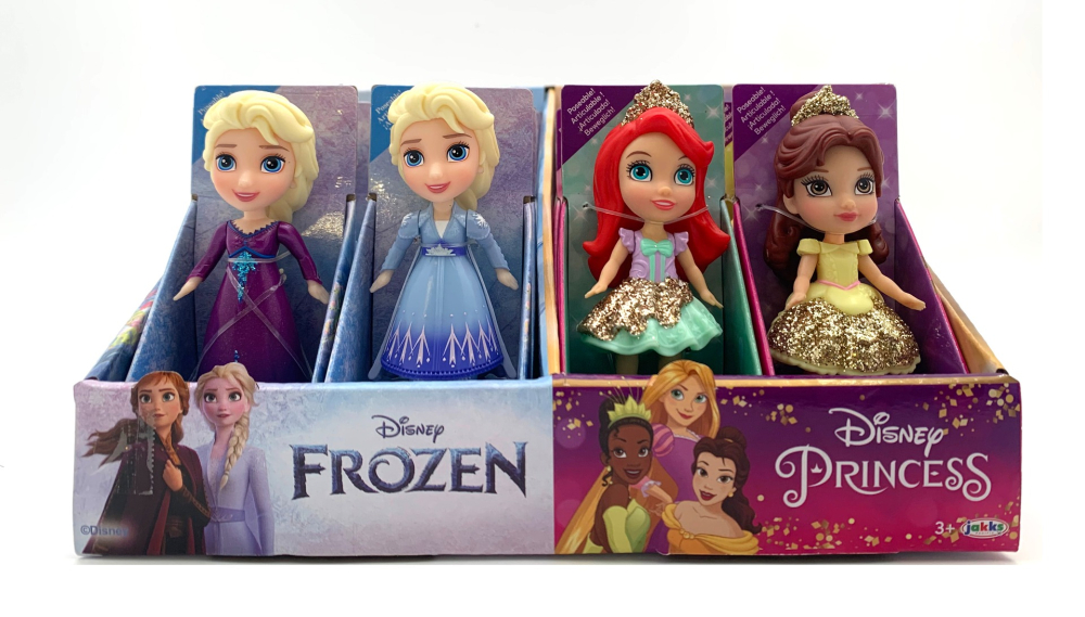 Disney Princess - Mini papusi printese Disney si Frozen, 8 cm copii varsta 3 ani + [2]