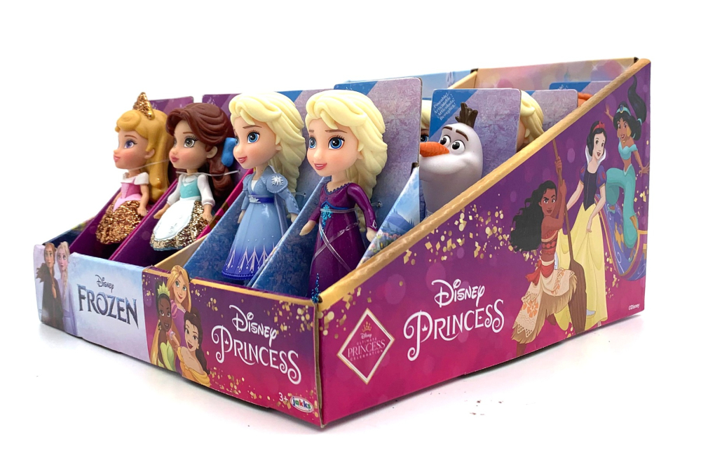 Disney Princess - Mini papusi printese Disney si Frozen, 8 cm copii varsta 3 ani + [4]