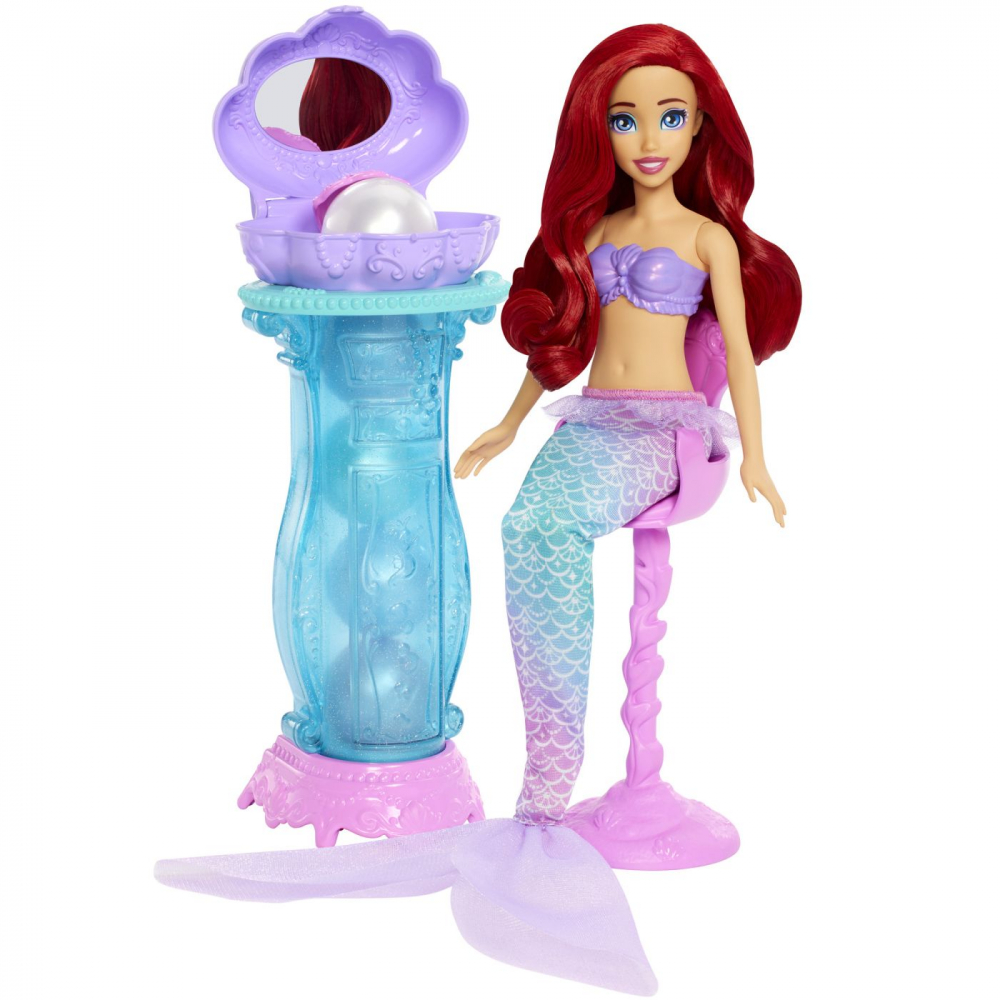 Disney princess papusa ariel si masuta de machiaj cu surprize, varsta de la 3 ani la 7 ani [3]