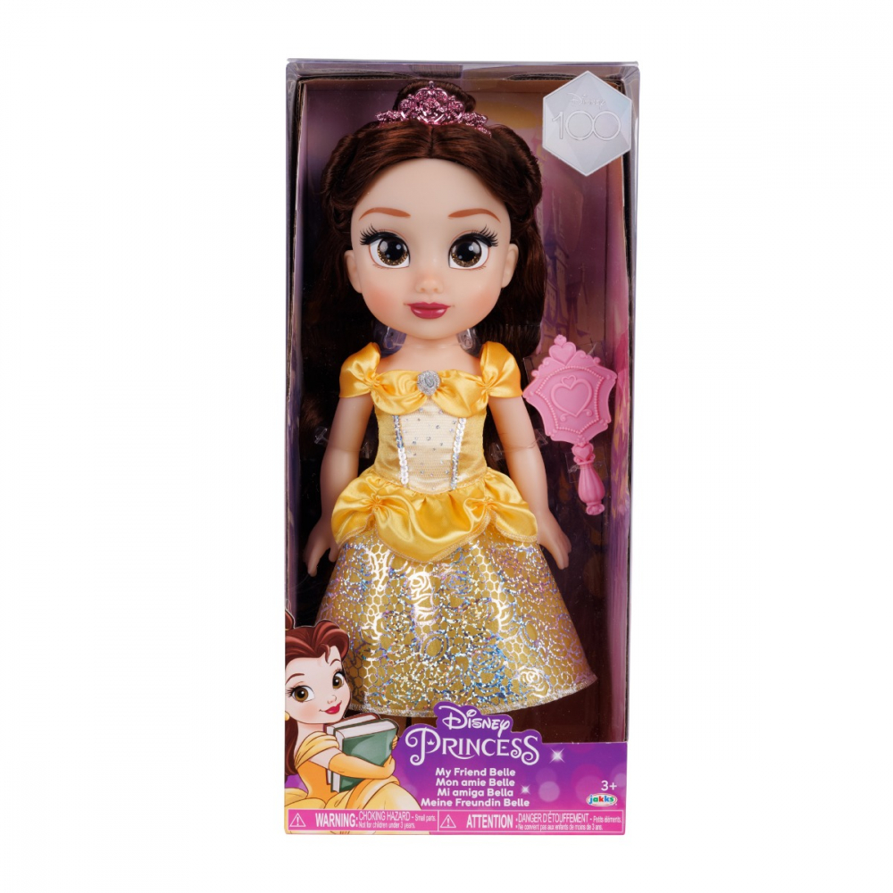 Disney Princess - Papusa Belle, 38 cm, Disney 100 Dresses varsta 3-5 ani ,5-7 ani ,7-9 ani ,, Fete [1]