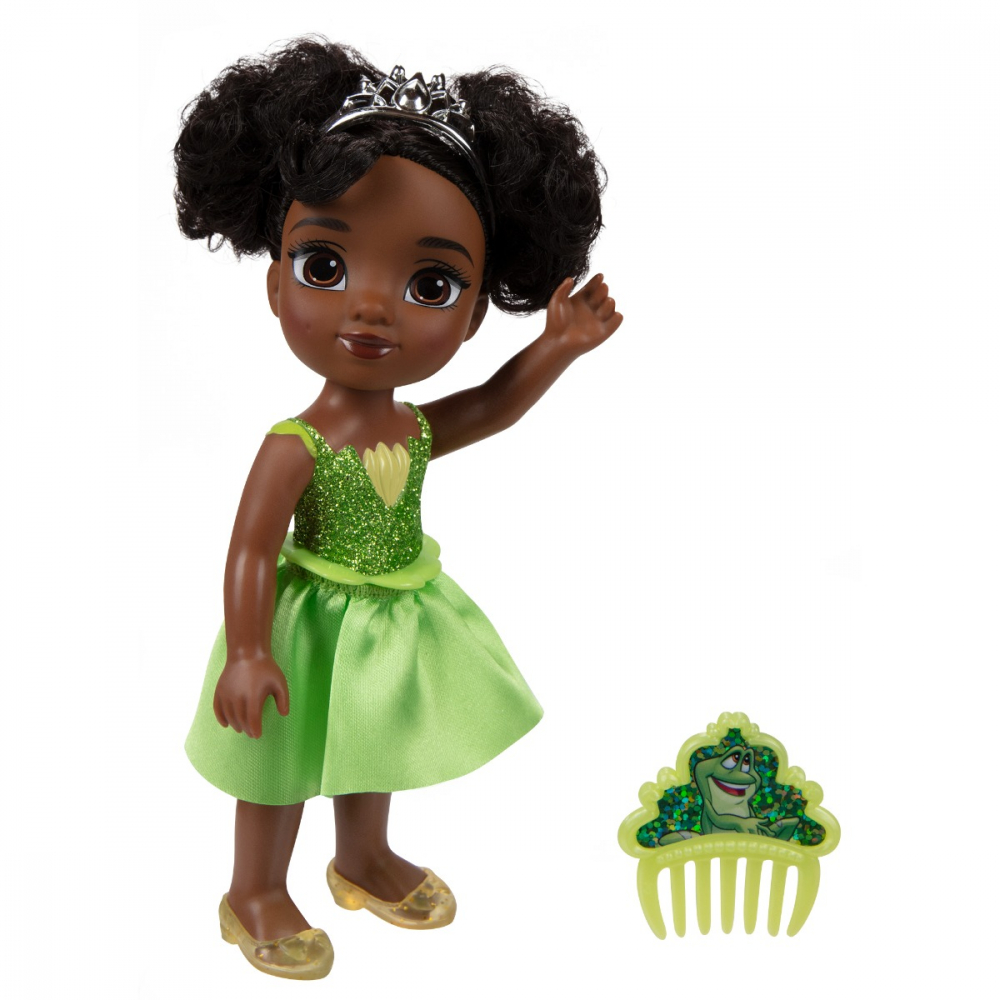 Disney Princess - Papusa cu sclipici si pieptene, 15 cm, diverse personaje varsta 3-5 ani ,5-7 ani ,7-9 ani, Fete [6]