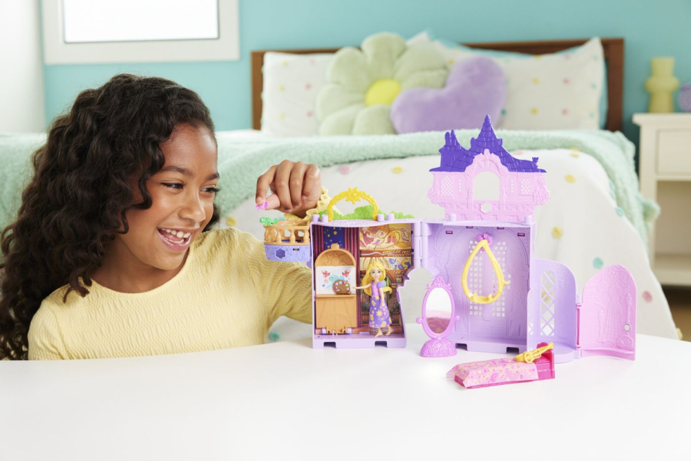 Disney princess set castelul lui rapunzel cu accesorii copii varsta 3 ani - 7 ani [4]