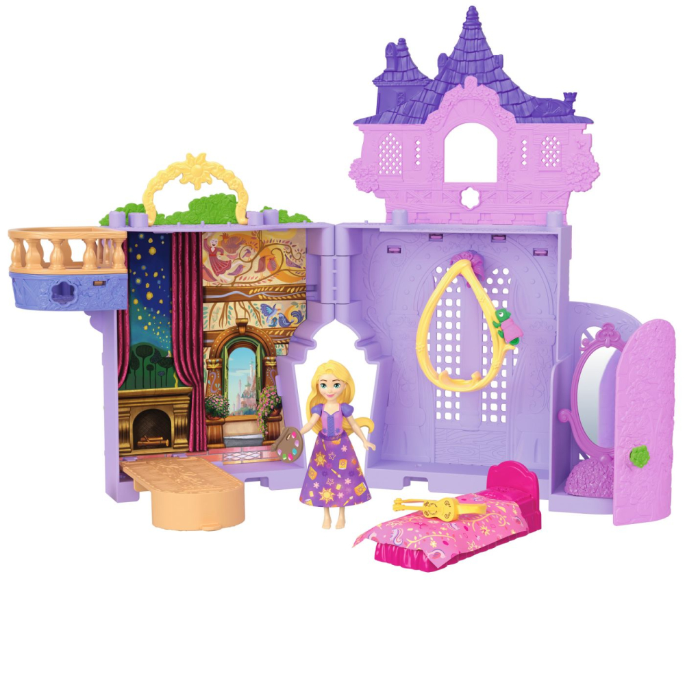 Disney princess set castelul lui rapunzel cu accesorii copii varsta 3 ani - 7 ani [5]