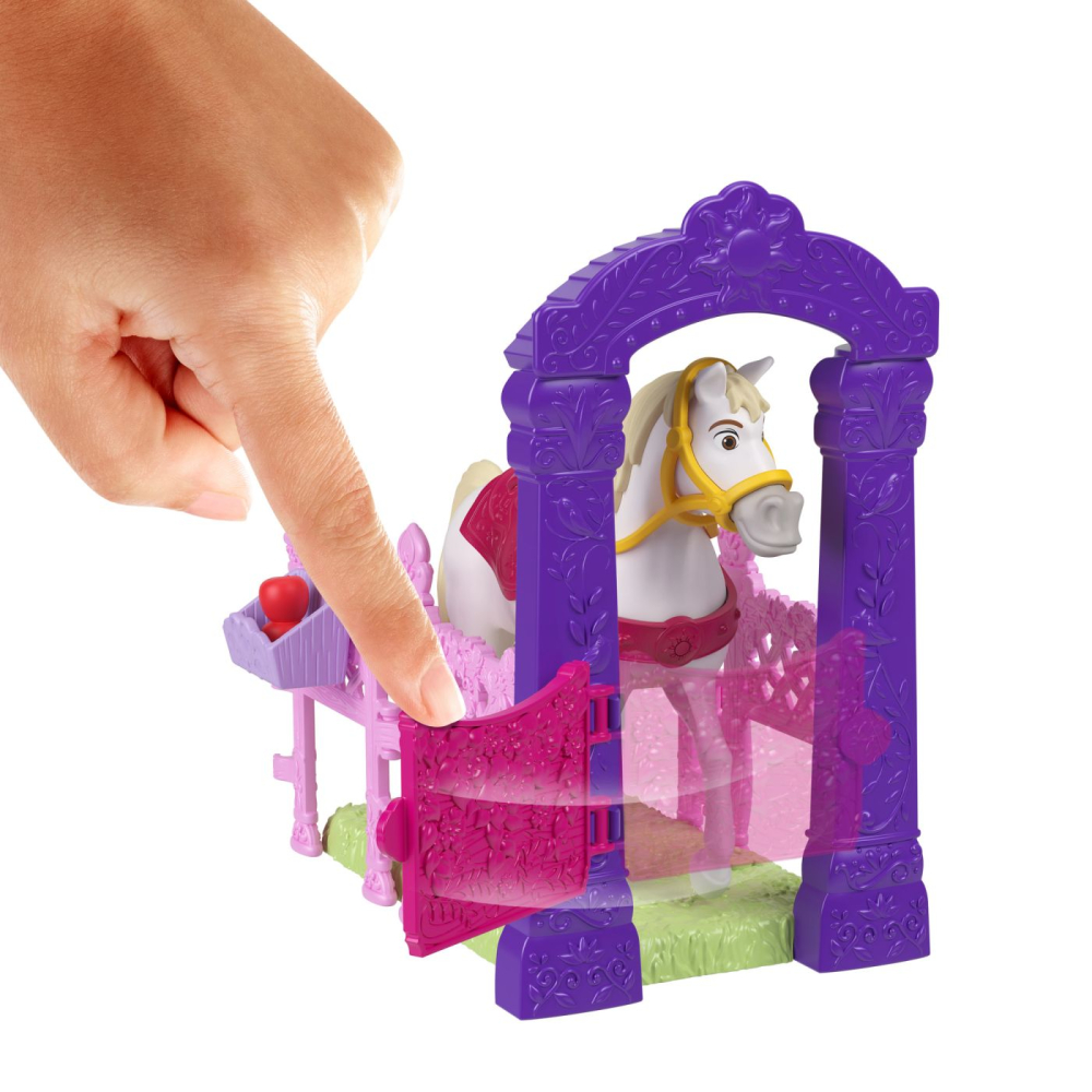 Disney princess set de joaca grajdul regal al lui rapunzel papusa si accesorii copii 3 ani - 8 ani [6]
