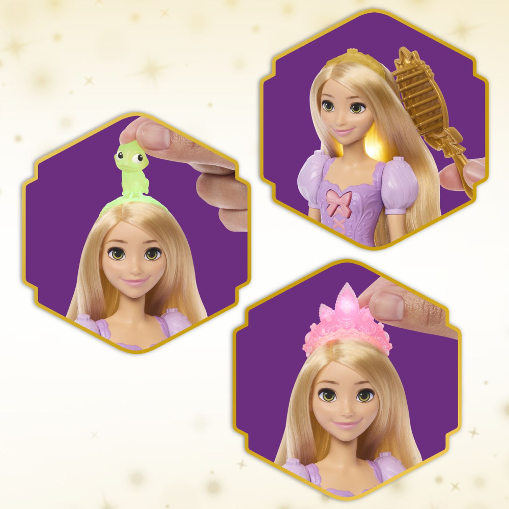 Disney princess set parul magic al lui rapunzel cu papusa si accesorii copii varsta 3 ani - 7 ani [9]