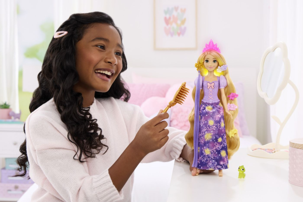 Disney princess set parul magic al lui rapunzel cu papusa si accesorii copii varsta 3 ani - 7 ani [3]