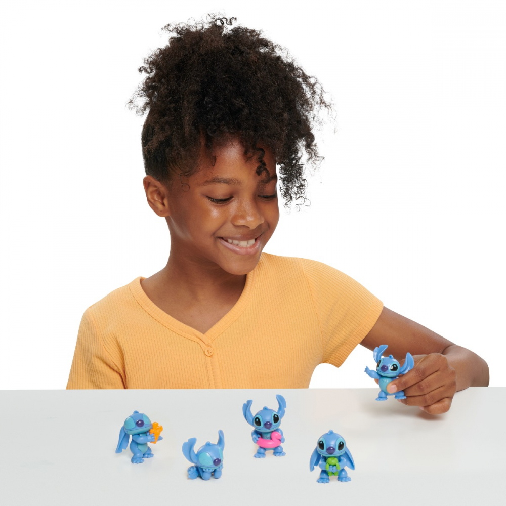 Disney Stitch - Set 5 mini-figurine blister varsta 3-5 ani ,5-7 ani, Unisex [4]