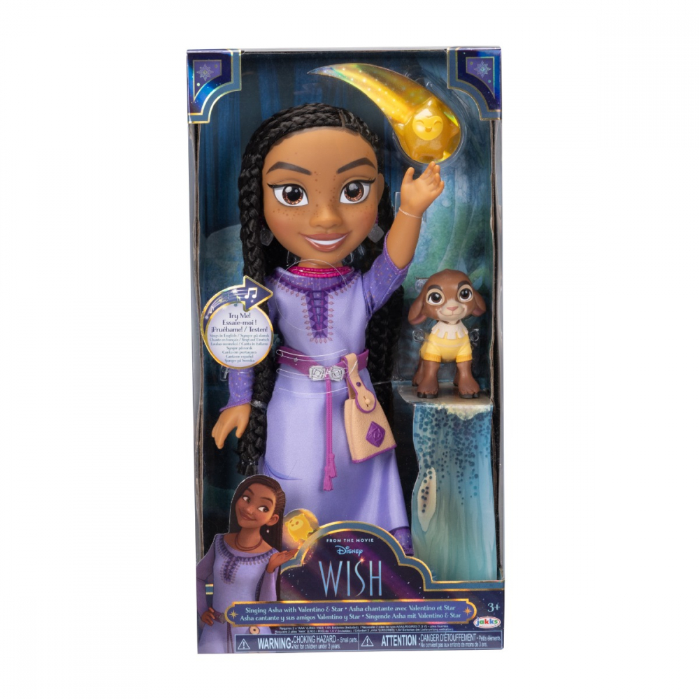 Disney Wish - Dorinta - Papusa interactiva cu accesorii, Asha, 38 cm varsta 3-5 ani ,5-7 ani ,7-9 ani ,, Fete [2]
