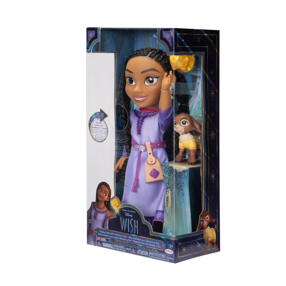 Disney Wish - Dorinta - Papusa interactiva cu accesorii, Asha, 38 cm varsta 3-5 ani ,5-7 ani ,7-9 ani ,, Fete [7]