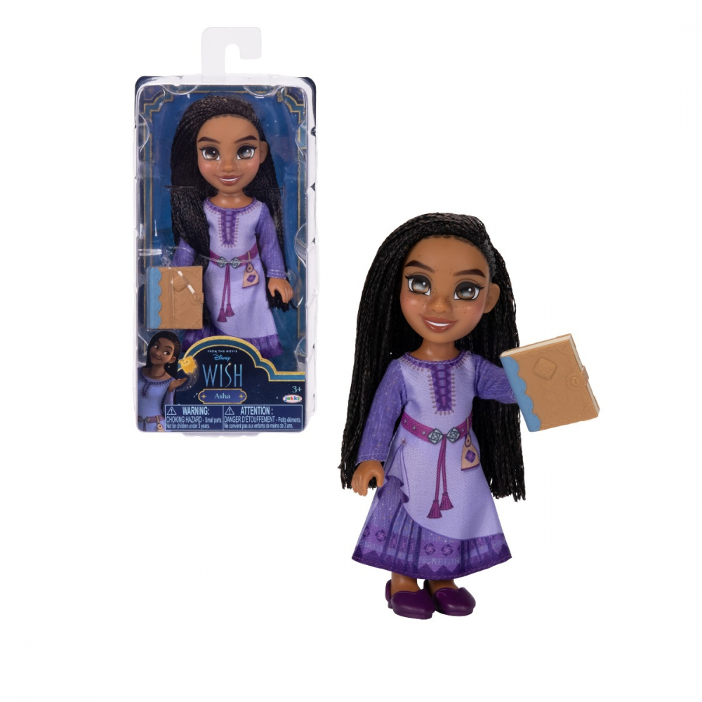 Disney Wish - Dorinta - Papusa mini, Asha, 15 cm varsta 3-5 ani ,5-7 ani ,7-9 ani ,, Fete [1]