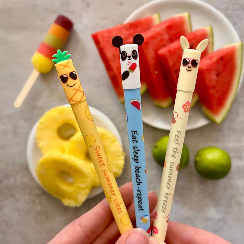 Display 36 rollere 0.7 mm albastru erasable summer edition eberhard faber [3]