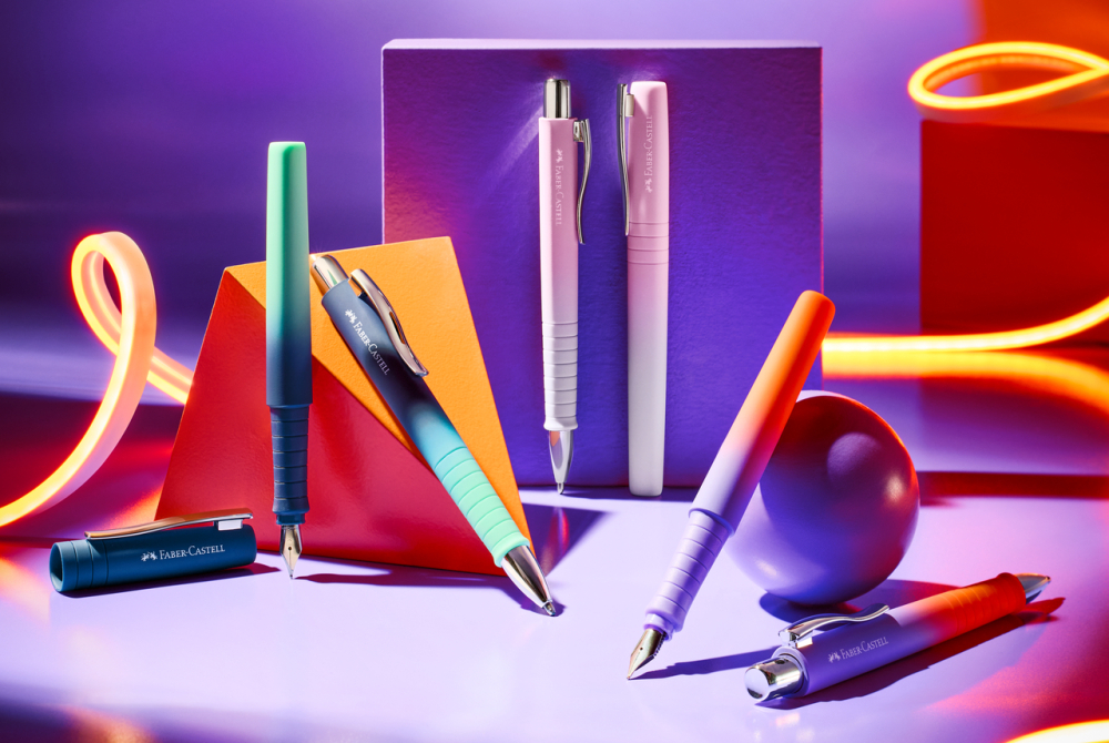 Display 8 stilouri +20 pixuri poly flow faber-castell [2]