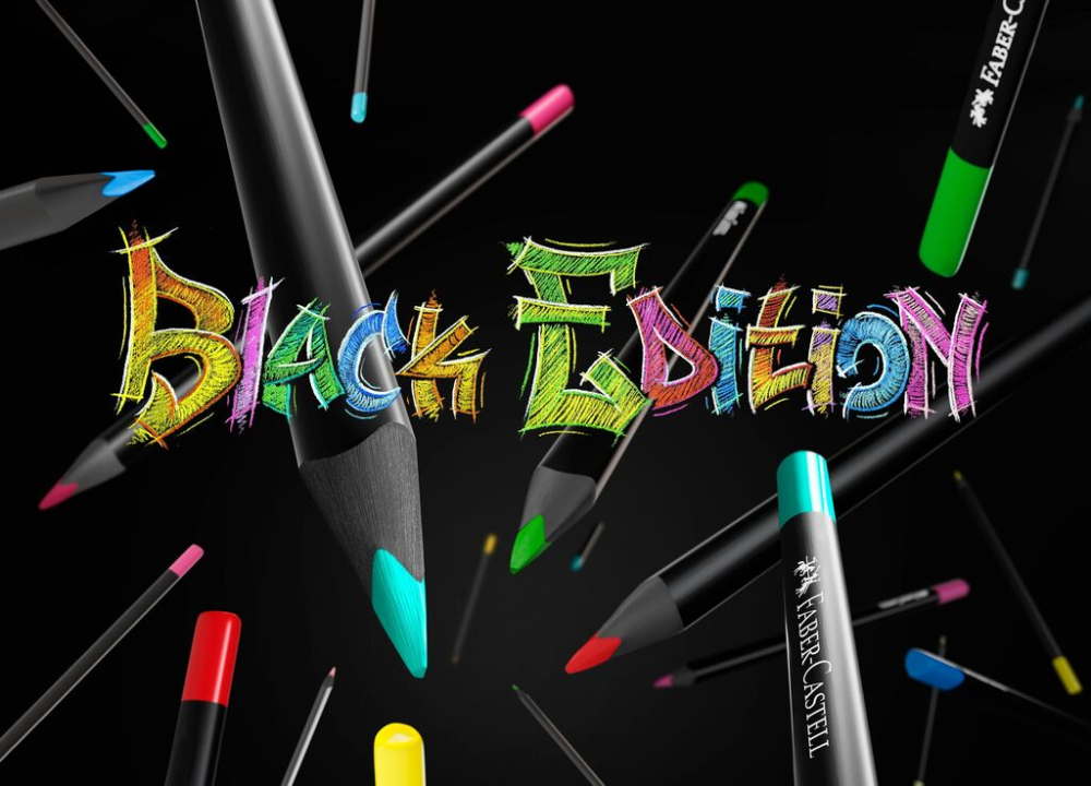 Display concept creioane colorate black edition 2025 faber-castell [2]