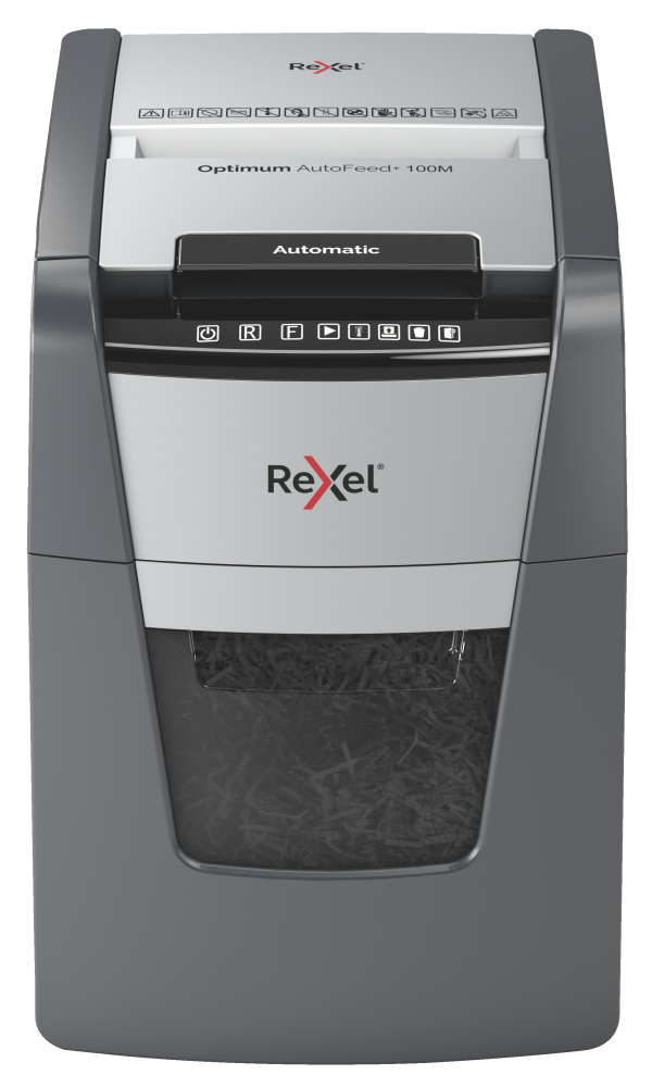 Distrugator automat optimum 100m p5 micro cut 100 coli rexel [2]