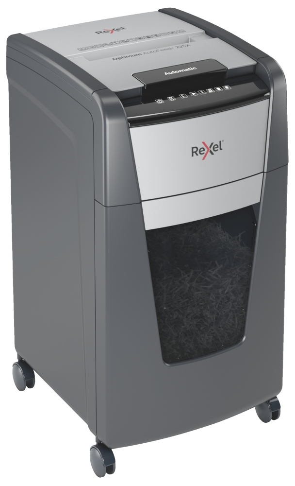 Distrugator automat optimum 225x p4 cross cut 225 coli rexel [4]