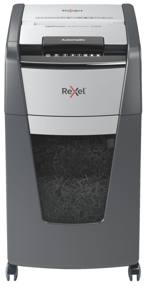 Distrugator automat optimum 225x p4 cross cut 225 coli rexel [2]