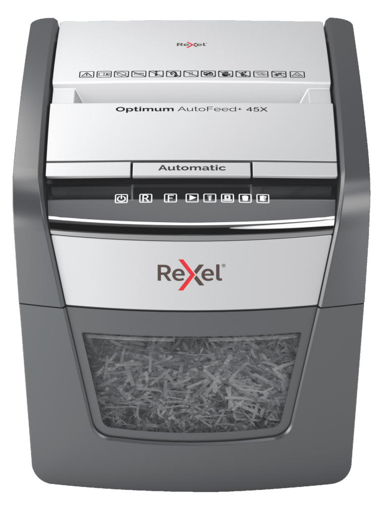 Distrugator automat optimum 45x p4 cross cut 45 coli rexel [2]