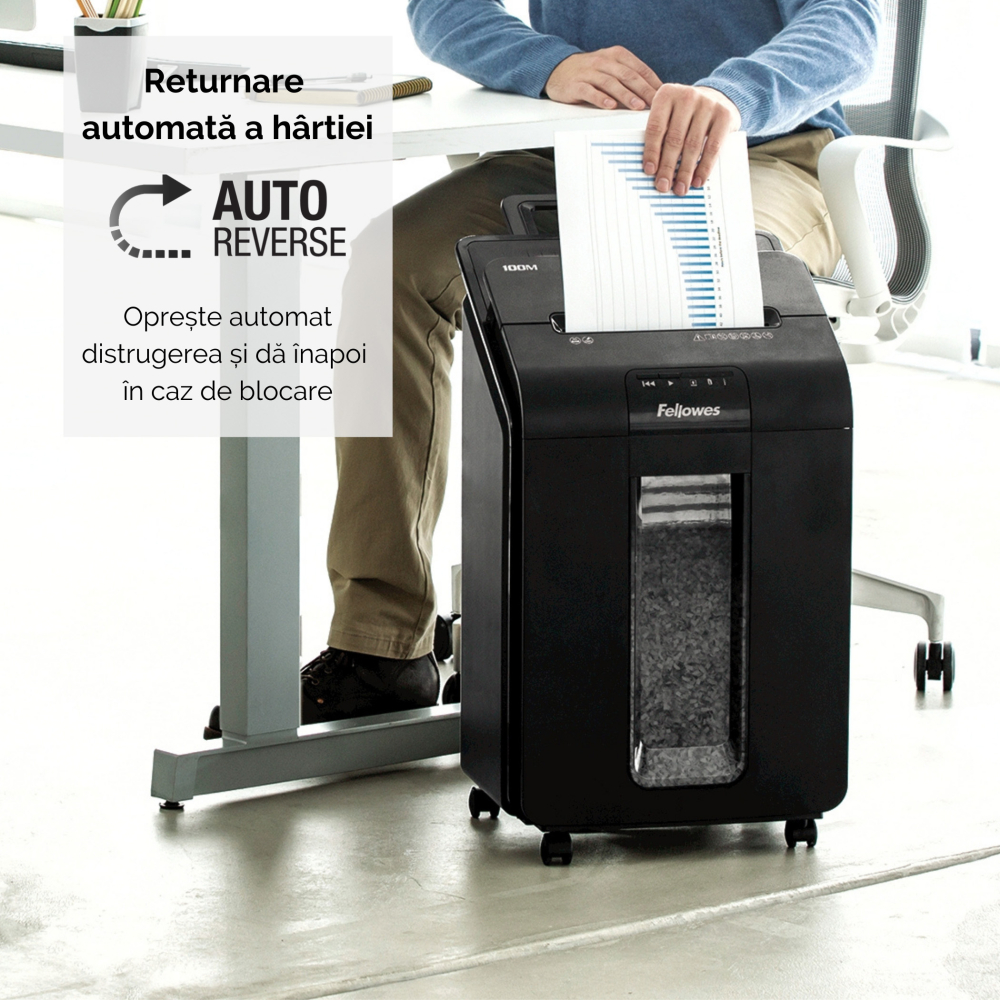Distrugator doc automat automax 100m cross-cut fellowes [5]
