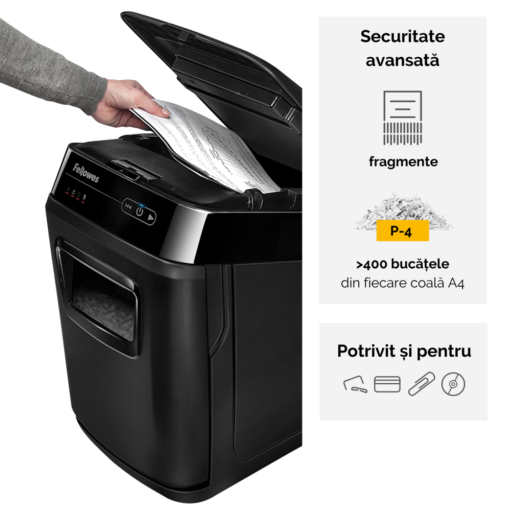 Distrugator doc automat automax 200c cross-cut fellowes [3]