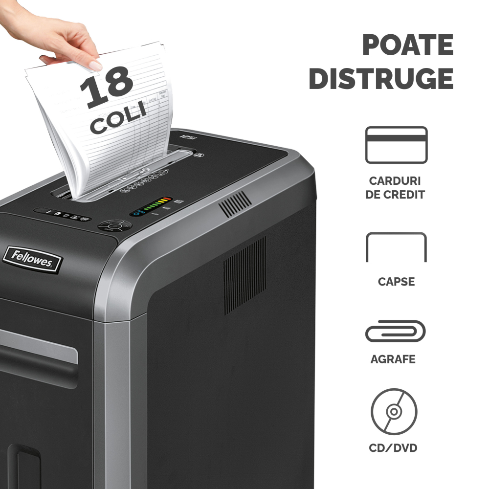 Distrugator documente 125i strip-cut fellowes [3]