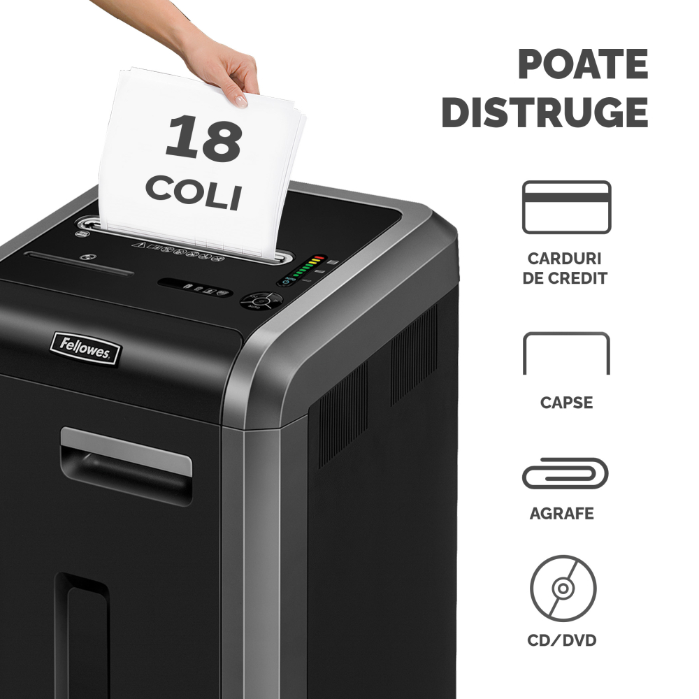 Distrugator documente 225mi microshred fellowes [3]