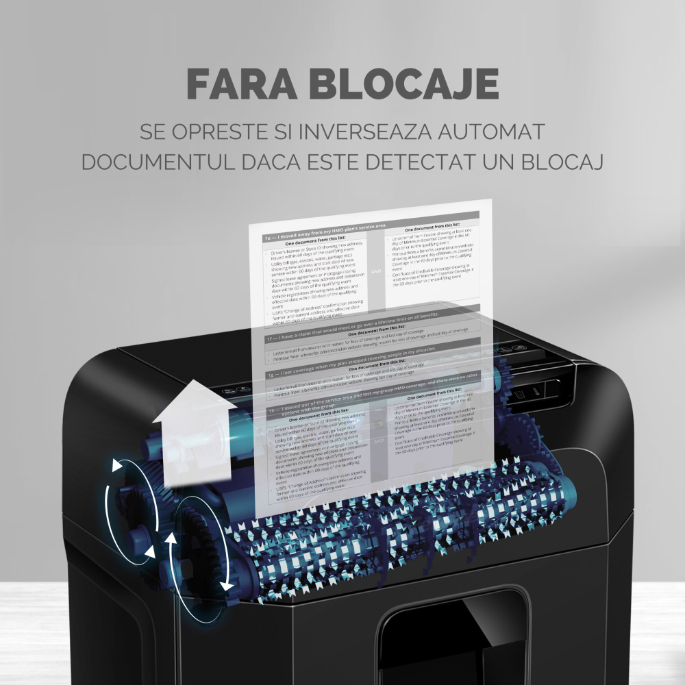 Distrugator documente 80m mini-cut fellowes [4]
