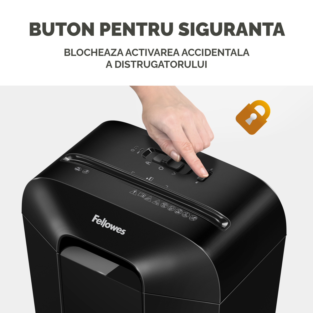 Distrugator documente lx25m micro-cut fellowes [4]