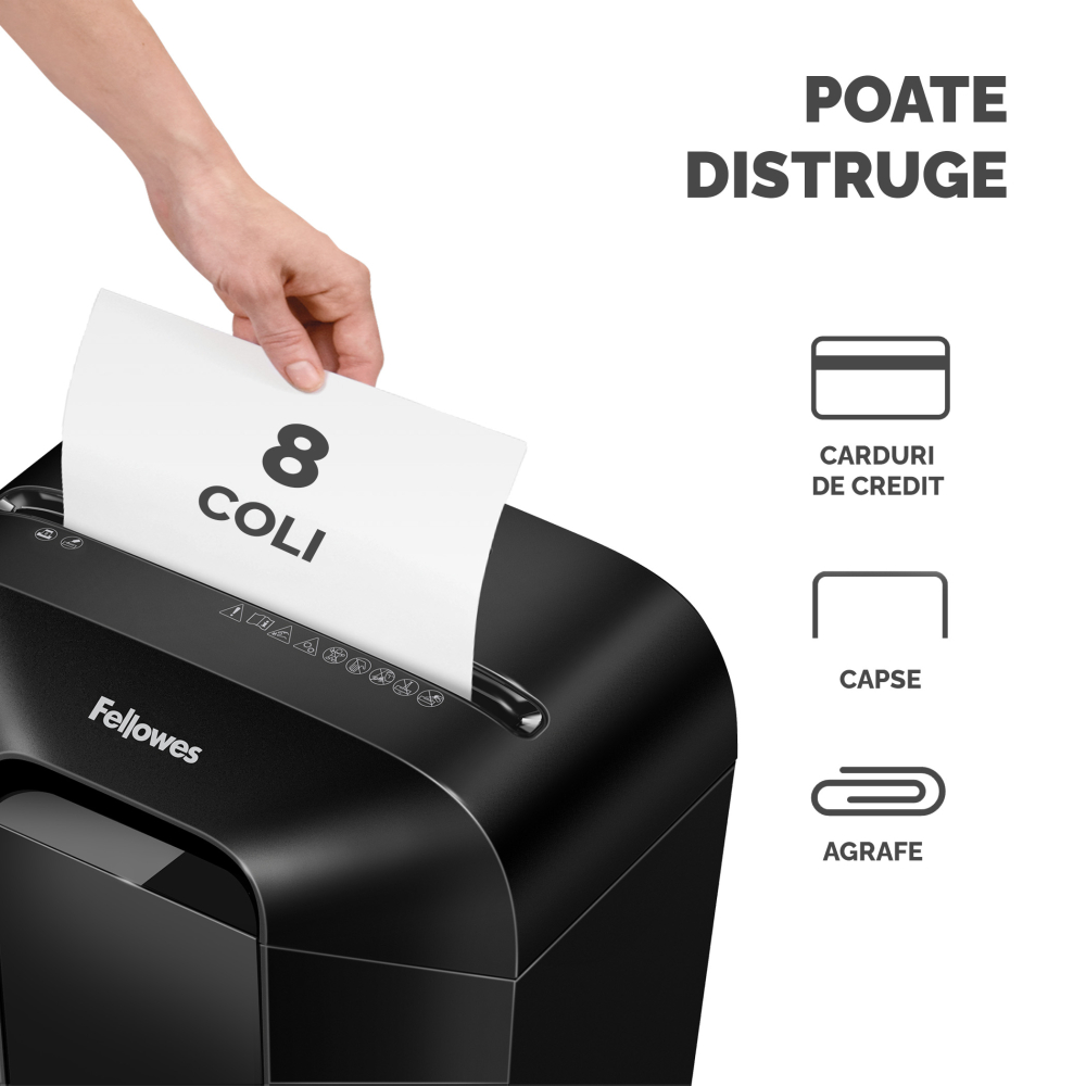 Distrugator documente lx45 cross-cut fellowes [3]