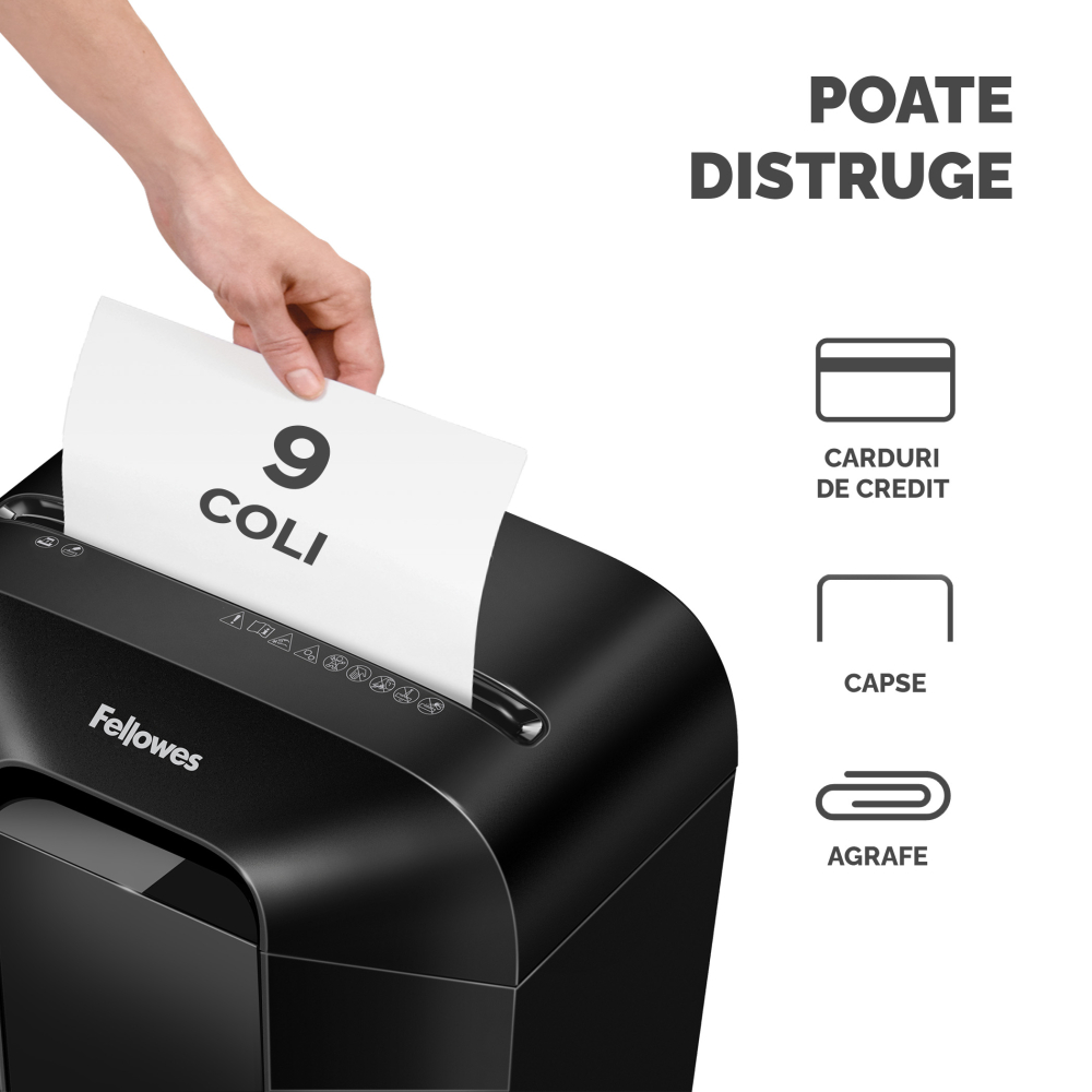 Distrugator documente lx50 cross-cut fellowes [3]
