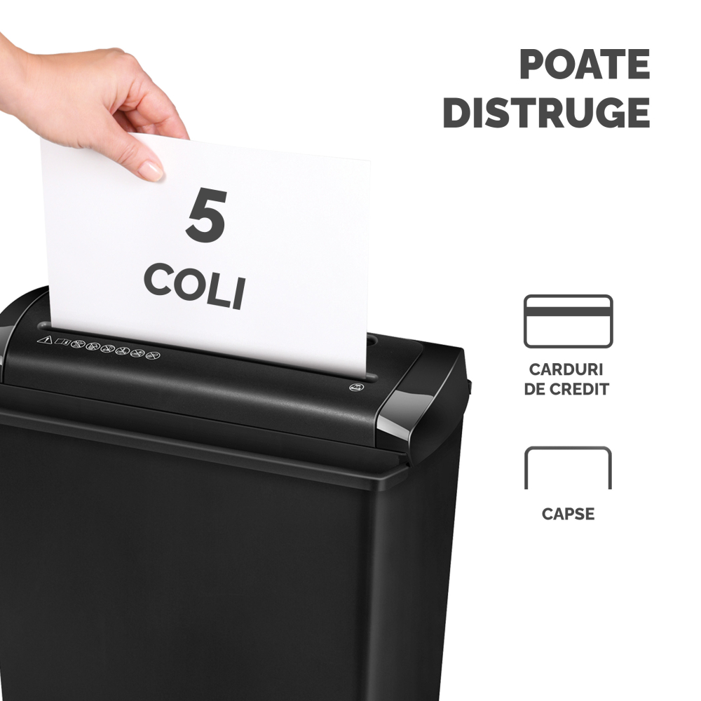 Distrugator documente p25s strip-cut fellowes [3]