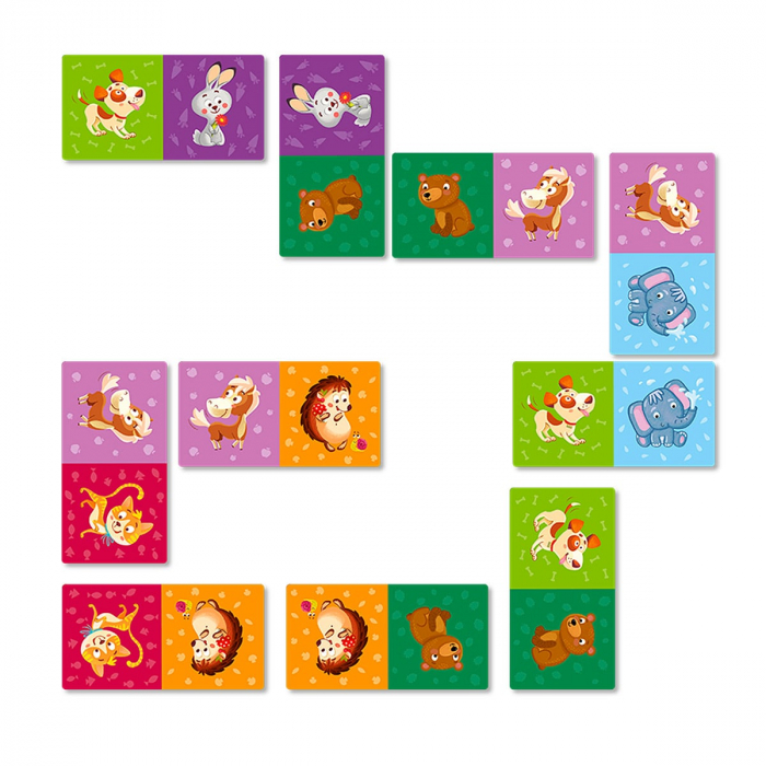Domino Animale, 28 piese, 3-7 ani [2]