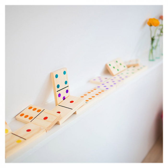 Domino din lemn gigant, 4+ ani [5]