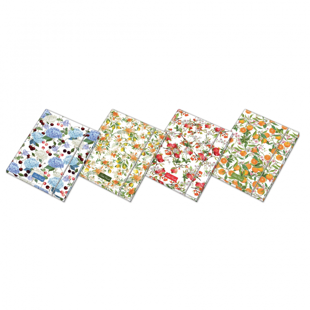 Dosar A4 cu elastic din carton laminat lucios - Petits Fruits (26x35x1.2) [1]
