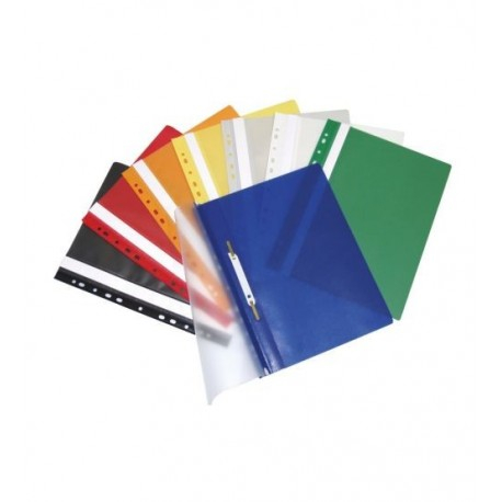 Dosar plastic cu sina si multiperforatii galben noki [2]