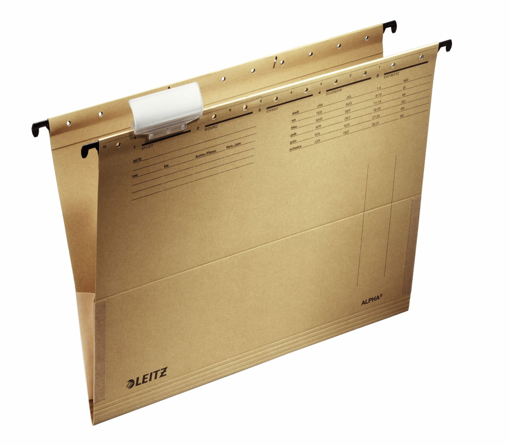 Dosar suspendabil cu burduf natur alpha leitz [2]