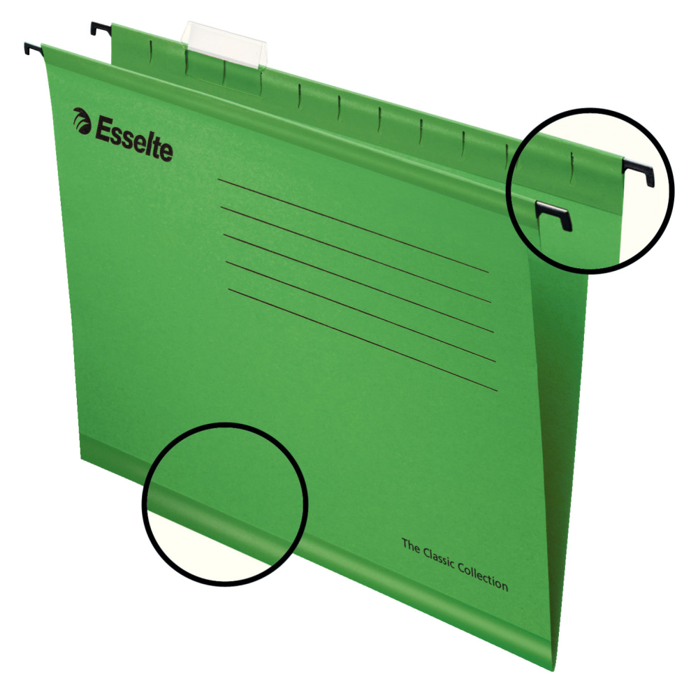 Dosar suspendabil verde standard pendaflex esselte [2]