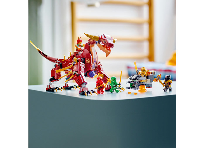 Dragonul de lava, varsta de la 8 ani la +15 ani [7]