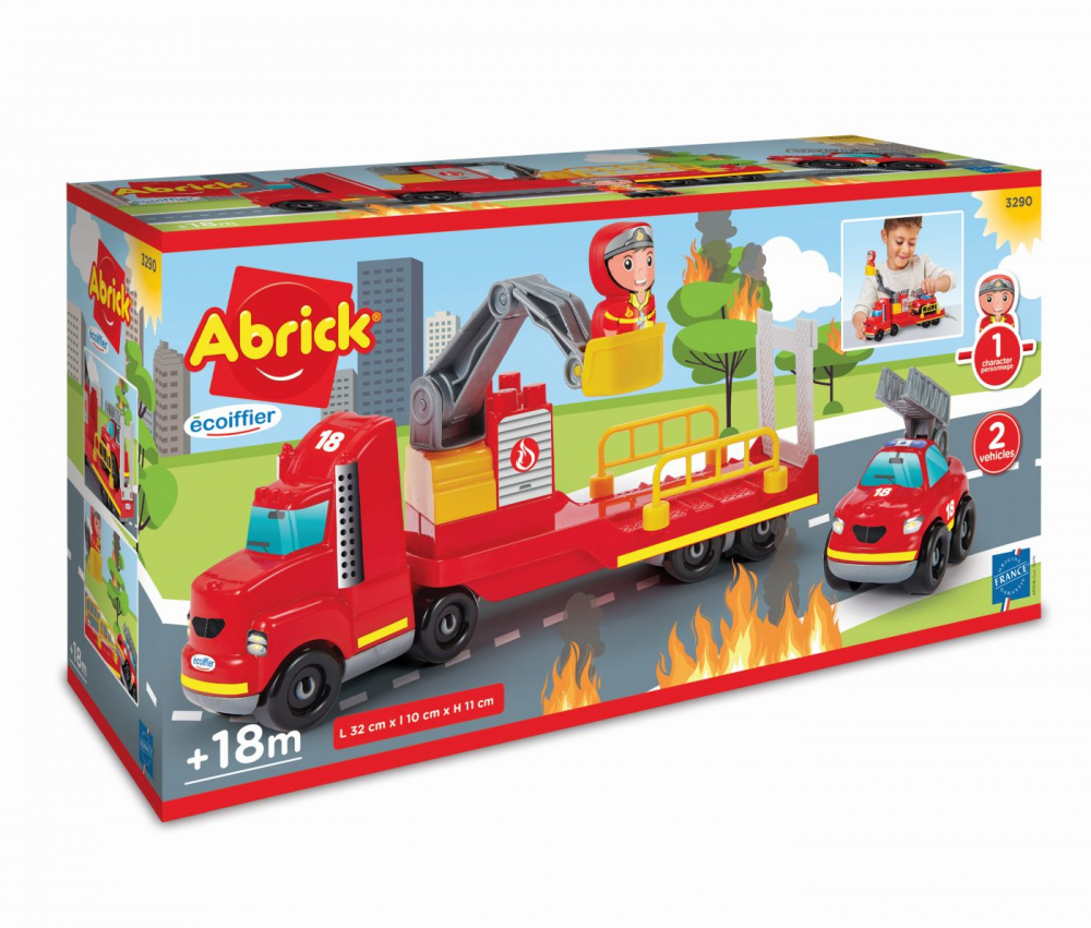 Ecoiffier abrick camion de pompieri [1]