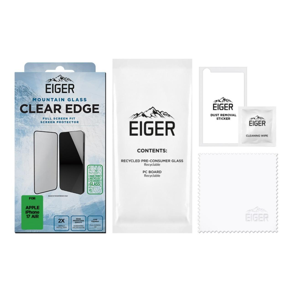 Eiger Folie Sticla 3D Mountain Glass GRS iPhone Air Clear [3]