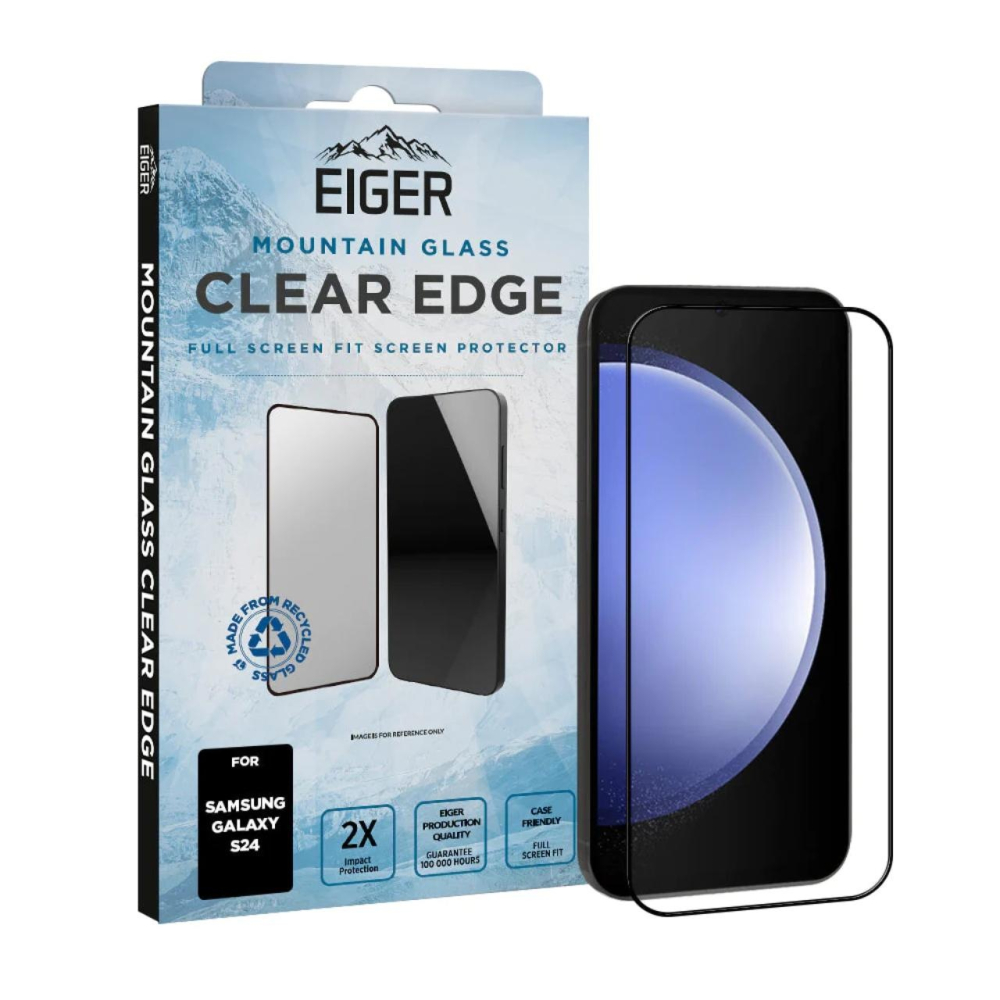 Eiger Folie Sticla 3D Mountain Glass GRS Samsung Galaxy S24 Clear [4]