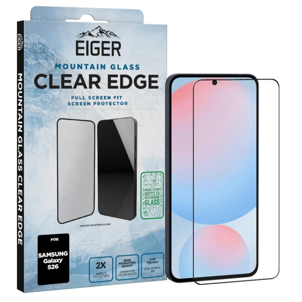 Eiger Folie Sticla 3D Mountain Glass GRS Samsung Galaxy S26 Clear [4]
