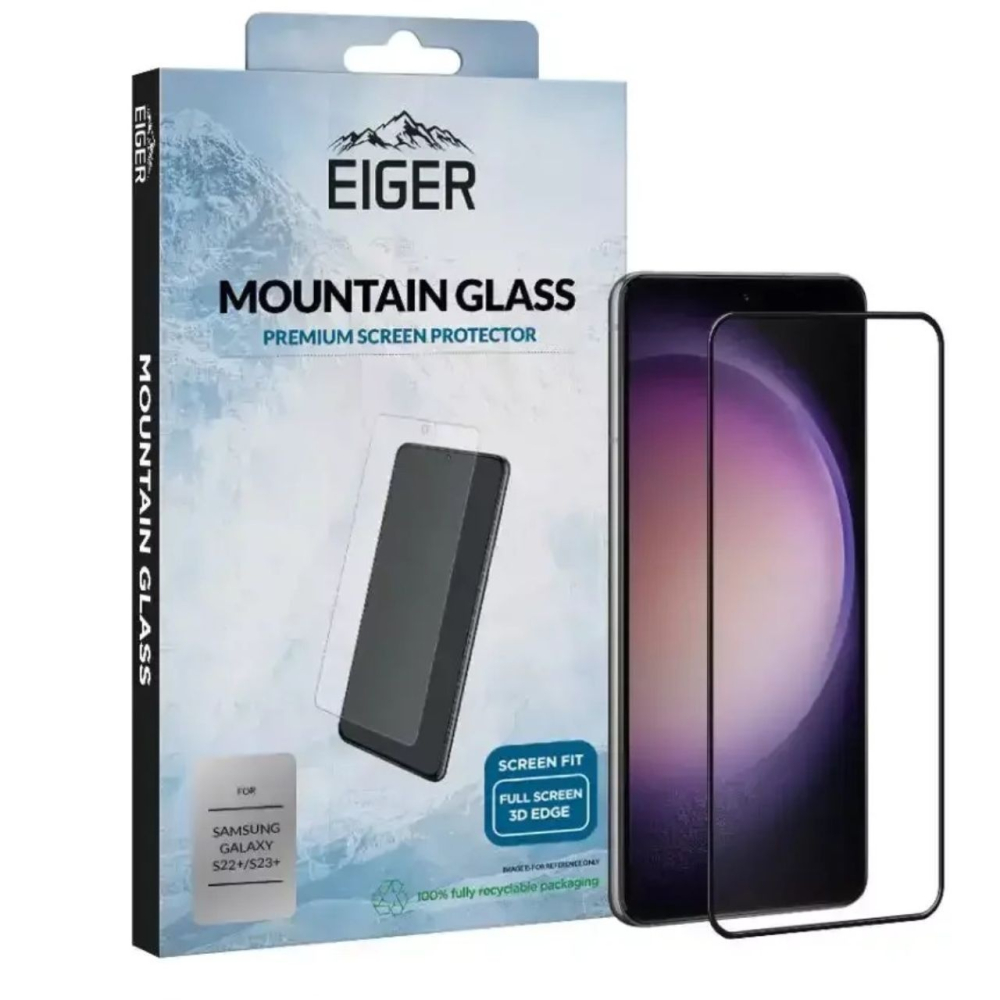 Eiger Folie Sticla 3D Mountain Glass Samsung Galaxy S23 Plus Clear [4]