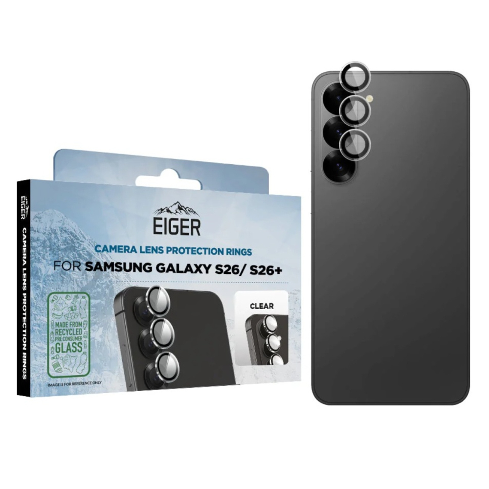 Eiger Folie Sticla Camera 3D Mountain Glass Samsung Galaxy S26 / S26 Plus Clear [3]