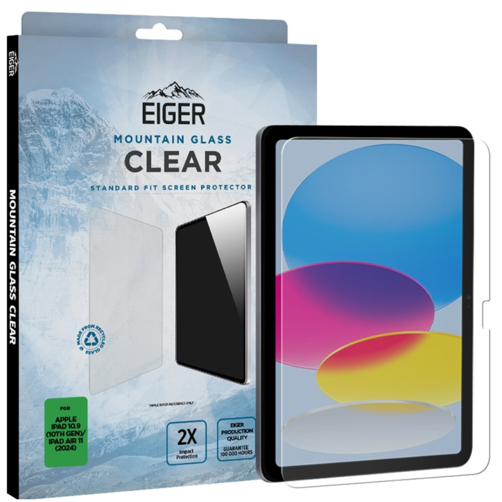 Eiger Folie Sticla Mountain Glass GRS iPad 10.9 (10th Gen)/iPad Air 11 (2024)/iPad 11 Clear [4]