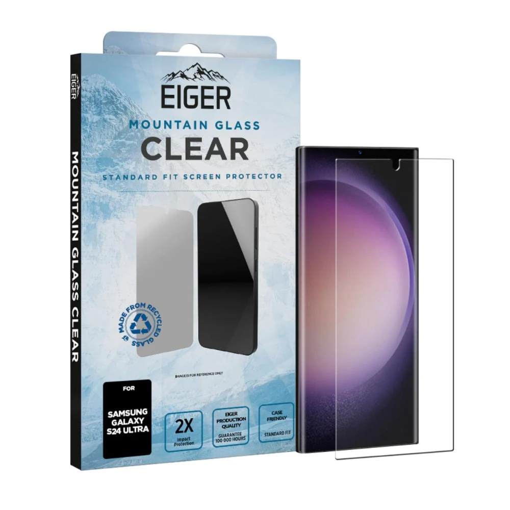 Eiger Folie Sticla Mountain Glass GRS Samsung Galaxy S24 Ultra Clear [4]