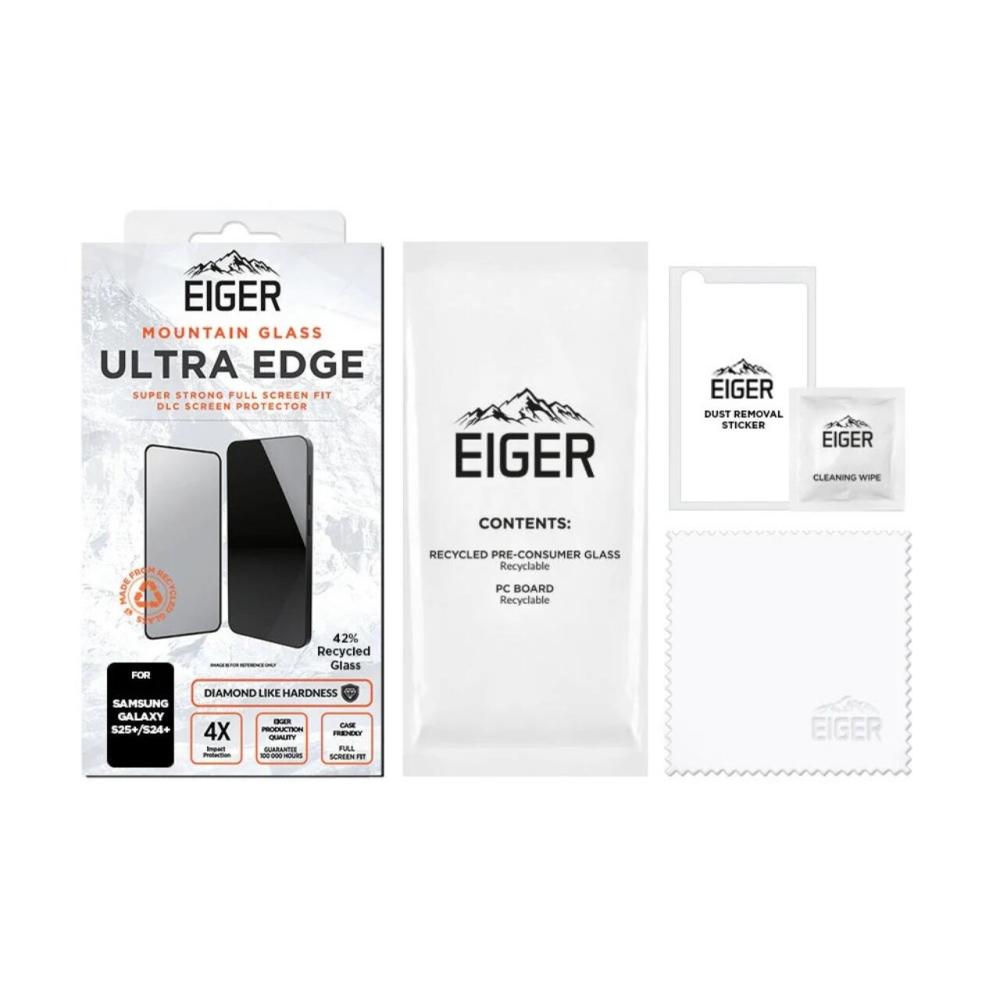 Eiger Folie Sticla Mountain Glass Ultra GRS Samsung Galaxy S25 Plus / S24 Plus Clear [3]